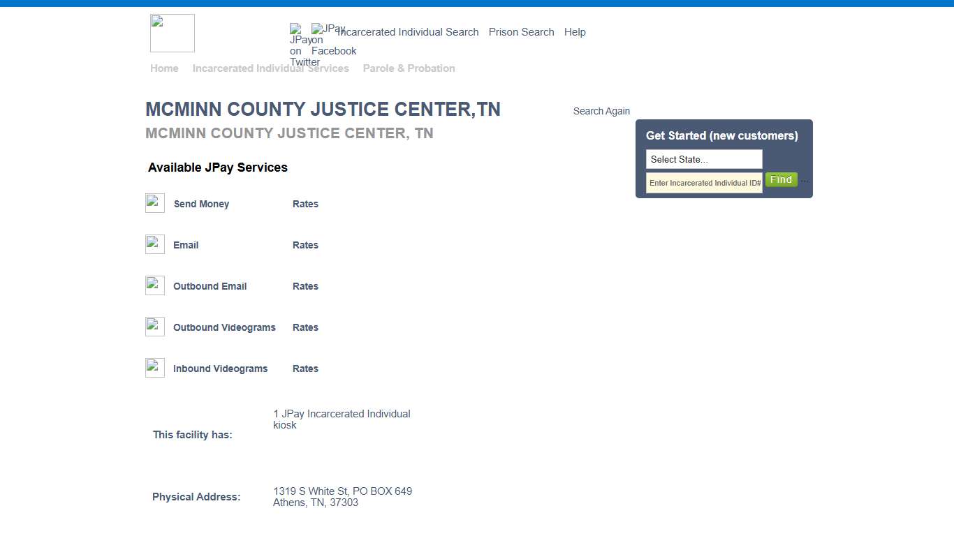 MCMINN COUNTY JUSTICE CENTER,TN